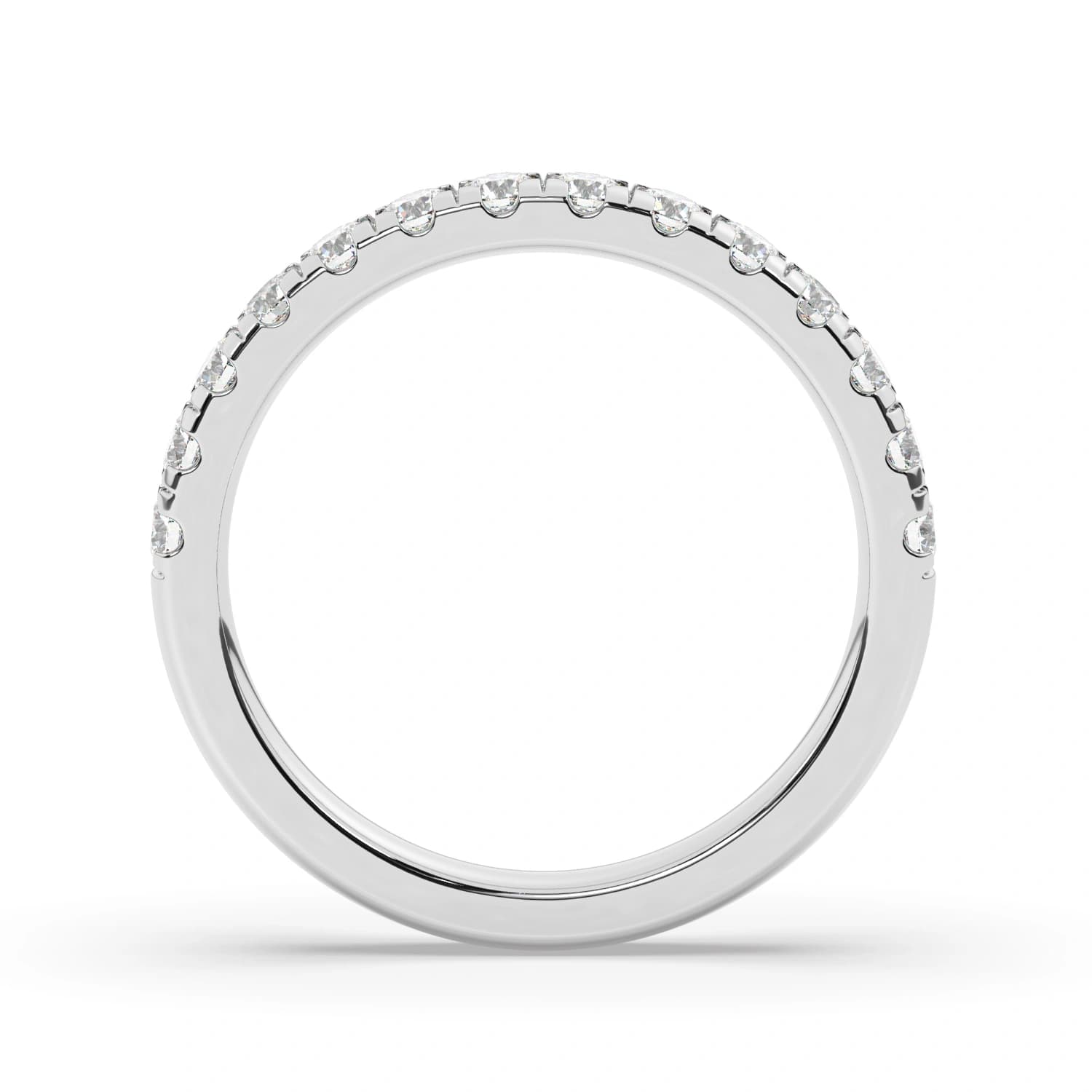 Lab Grown Half Eternity in White Gold